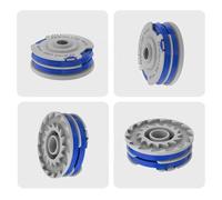 NbgrvB Lot de 4 ou 6 bobines de fil en nylon de 1,65 mm pour Flymo FL289 Autofeed, Contour 500, Power Trim 500, Multi Trim 250D 300D, 11 m