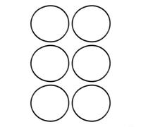 NbgrvB Lot de 6 joints toriques noirs de 14 cm pour couvercle de chlorinateur CLX200K CL200 CL220, joint d'équipement de piscine pour remplacement