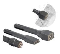 NbgrvB Métal pour démolition de tête de bague ronde, 1 pièce haute | Douille à béton, mèche à burin pour marbre et briser le béton
