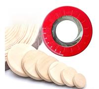 NbgrvB Outil de dessin circulaire réglable en alliage d'aluminium en acier inoxydable pour cercles précis, équerre portable pour le travail du bois et du métal, 12,5 cm (rouge)