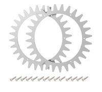 NbgrvB Pics de roue de traction avec clous antidérapants pour Sileno Minimo 250 et 500, kit de mise à niveau en acier pour robot tondeuse