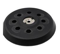 NbgrvB Plaque de ponçage 125 mm pour ponceuses SXE 325 Intec 425, 8 trous pour disque souple avec crochet et boucle