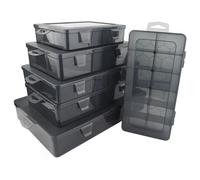 NbgrvB - Pour boîte de rangement en plastique avec séparateurs coulissants | Vis de boîtier, boulons, poulies et composants électroniques, classification du matériel de conteneur de grille