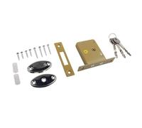 NbgrvB Pour une sécurité robuste pour serrure de porte, mécanisme antivol à | Double caisson en fer avec 3 portes coulissantes et secrètes invisibles