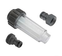 NbgrvB Raccord fileté transparent pour pré-filtre à eau | Construction en plastique robuste, boîtier transparent, contrôle visuel du flux, 175 psi pour une pression maximale