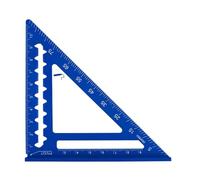 NbgrvB Règle triangulaire robuste en aluminium de 10,2 cm, équerre d'encadrement multifonction et jauge à onglet pour travaux de construction et d'amélioration de la maison