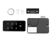 NbgrvB Serrure numérique tiroir ABS code virtuel pour alarme Serrure(B) | Code virtuel anti-regard, pour alarme après 4 erreurs, matériau ABS pour robuste, pour idéal bureau maison