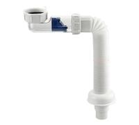 NbgrvB Siphon extensible 28-88 cm, G1-14 à 5,1 cm de vidage d'évier | Piège à eau en plastique ABS anti-odeur flexible pour évier de cuisine et salle de bain