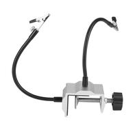 NbgrvB Support de fer à souder avec loupe, troisième main flexible pour soudage, dessoudage, réparation électronique