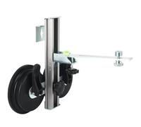 NbgrvB Support de niveau en alliage d'aluminium avec ventouse réglable, filetage 6,35 mm et adaptateur de 1,6 cm pour surfaces lisses, argenté