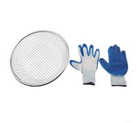 NbgrvB Tamis à Terre Galvanisé 30cm pour Seau 5 Gallons(2mm)