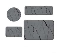 NbgrvB Tapis Diatomite Absorbant Rapide pour Cuisine 30x20cm(Deep Grey A) | Séchage en quelques secondes, pour surface poreuse naturelle, évite les traces d'eau, pour idéal cuisine