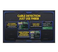 NbgrvB Testeur de tension et de courant USB FNB58, type : détecteur de charge rapide avec écran de 2,0", capacité 7 A 120 W