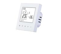 NbgrvB Thermostat électrique blanc pour chauffage au sol avec fonction de programmation hebdomadaire