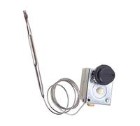 NbgrvB Thermostat haute limite à réinitialisation manuelle 110 250 320 | Interrupteur de température 06 m Tube capillaire pour four électrique Friteuse surchauffe pour protection Blanc