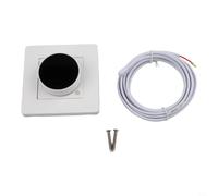 NbgrvB Thermostat intelligent WiFi pour chauffage électrique d'eau de | Contrôle de contact sec, support eau/électrique/chaudière, luminosité réglable 0 à 100 %, construction ABS durable