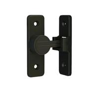 NbgrvB Verrou phosphorescent à 90 degrés pour portes intérieures, installation sans perçage, loquet visible de nuit pour salle de bain et portes de style ancien, noir