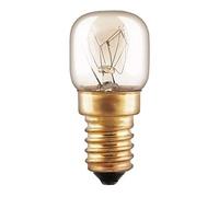 NCC-Licht Ampoule pour four T22 Tube E14 25 W Double spirale | Ampoule en verre transparent avec culot E14, idéale pour les fours et les applications résistantes à la chaleur
