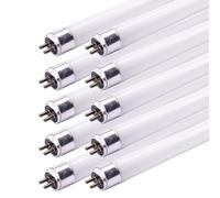 NCC-Licht Lot de 10 tubes fluorescents T5 HE 1149 mm 28 W/865 G5 lumière du | Lampe fluorescente compacte Ø 16 mm x 1149 mm pour halls, ateliers et industrie
