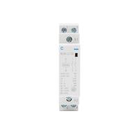 NCH8 - contacteur ca monophasé, Type Rail, domestique, petit, 220V, 230V, 20a, 25a, 50HZ, 60HZ, 2NC, 2NO, 1NO1NC(2P 20A 1NO 1NC)