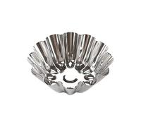 Ncheli Moules tartelette reutilisables 6cm,20pcs chrysantheme moule dessert | inoxydable 430.Compatible four et friteuse à air,réutilisable pour tarte aux œufs,flan, pudding.Lavage à la main uniquement