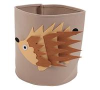 NDiyueAa Panier à Linge en Coton épais 30x27cm, Animaux de Dessin animé, Jouets pour Enfants, débris ménagers, vêtements Sales, Seau de Rangement (Hérisson)