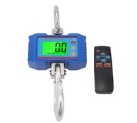 NDNCZDHC Balance de Grue 1000kg 2200lb, Balance Suspendue Industrielle Robuste Support KG/Lb/UN, Maintien des données de Commutation d'unité rétroéclairée LCD