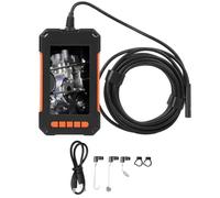 NDNCZDHC Caméra endoscopique 1920 x 1080P, P40 8 mm IP67, résistance à l'eau, écran couleur 4,3 pouces, Endoscope portatif pour automobile