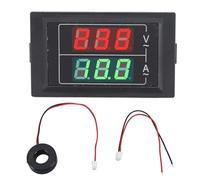 NDNCZDHC Compteur d'énergie monophasé, compteur de tension de courant à 2 fils LED voltmètre numérique ampèremètre AC60-500V 0-100A