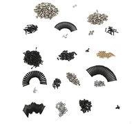NDNCZDHC Kit d'assortiment de vis métriques 866 pièces, M2-M5, écrou à fente en T, vis à tête creuse, projets de bricolage