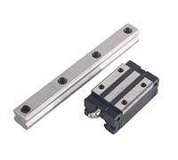 NDNCZDHC Linear Guide Rail with HGH25CA Bearing Slide Square Block for 3D Printers CNC Parts (200mm)