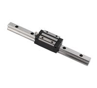 NDNCZDHC Linear Guide Rail with HGH25CA Bearing Slide Square Block for 3D Printers CNC Parts (300mm)