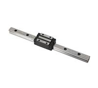 NDNCZDHC Linear Guide Rail with HGH25CA Bearing Slide Square Block for 3D Printers CNC Parts (400mm)