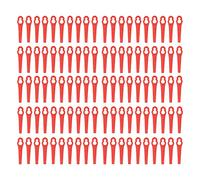 NDNCZDHC Lot de 100 lames de rechange pour tondeuse à gazon - Petite ouverture de 7 mm - Grande ouverture de 12 mm
