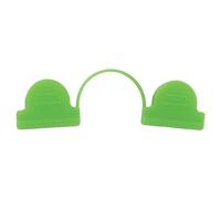 NDNCZDHC Lot de 100 pinces de serrage en plastique à double tête pour arche de serre, filet d'ombrage, clips de film de serre pour support d'extension de plantes (6 mm)