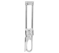 NDNCZDHC Ouvre-couvercle réglable, outil réglable en acier inoxydable avec pince, fente pour carte concave profonde