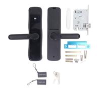 NDNCZDHC Serrure de Porte Intelligente, Tout en Un Pêne Dormant Support App Carte à Glisser Mot de Passe Serrure de Porte à imprint Digitale pour Hôtel