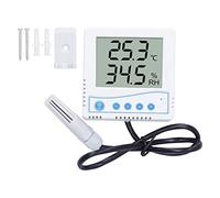 NDNCZDHC Transmetteur de température et d'humidité DC 10-30 V, capteur d'humidité à écran LCD ABS 0,4 W avec sonde (RS-485)