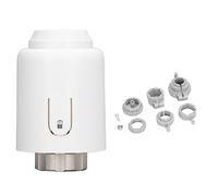 NDNCZDHC Vanne intelligente de radiateur M30 x 1,5 mm IP20 ABS Modes manuels automatiques Vanne de radiateur thermostatique pour le réglage de la température (TVR601 pour Zigbee)