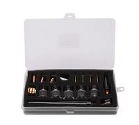 NDNCZDHC Welding Torch Accessories Kit Glass Cup Nozzle Brass Consumables for WP9/20 Argon Welder Gun