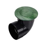 NDS 422G émetteur de vidange pop-up avec coude pour raccord d'égout et de vidange de 10,1 cm, fonctionne avec les systèmes de drainage y compris les puisards, couleur vert