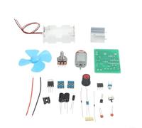 NE555 Kit de commande de moteur à monter soi-même, pour PWM Cycle de service réglable 6-30 V, pratique de la soudure pour l'entraînement électronique (avec boîtier de batterie)