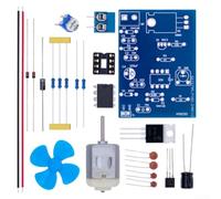 NE555 Kit de régulateur de moteur CC Pwm, kit de contrôle de vitesse du moteur 4,5 V CC pour soudure électronique, école et loisirs, boîtier ABS 5,5 x 4 cm
