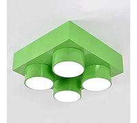 NEAFP Luminaire encastré LED métallique pour enfants, bloc de construction, plafonnier de salle de jeux, plafonnier moderne et créatif, éclairage suspendu pour chambre d'enfant, chambre d'enfant,