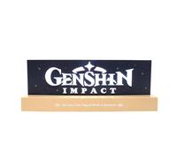 Neamedia Icons Genshin Impact : The Official Licensed Light, Licence Officielle, Lampe Led Logo de jeu vidéo, Lampe d'ambiance Gaming Room [playstation_5]