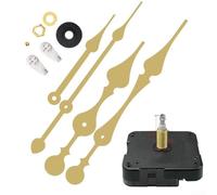 Neatartmore Kit de mouvement d'horloge murale à couple élevé | 56 x 56 x 16 mm, 3 longueurs de tige, faible bruit, pour horloges en bois/métal, aiguilles et fixations incluses
