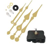 Neatartmore Kit de mouvement d'horloge murale à couple élevé | 56 x 56 x 16 mm, 3 longueurs de tige, faible bruit, pour horloges en bois/métal, aiguilles et fixations incluses