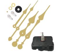 Neatartmore Kit de mouvement d'horloge murale à couple élevé | 56 x 56 x 16 mm, 3 longueurs de tige, faible bruit, pour horloges en bois/métal, aiguilles et fixations incluses