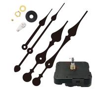 Neatartmore Kit de mouvement d'horloge murale à couple élevé | 56 x 56 x 16 mm, 3 longueurs de tige, faible bruit, pour horloges en bois/métal, aiguilles et fixations incluses