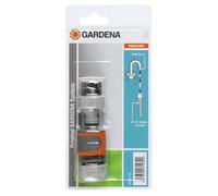 Kit d'arrosage pour robinet intérieur GARDENA - Diamètre 15 mm - 1 raccord - 1 adaptateur - 1 nez de robinet